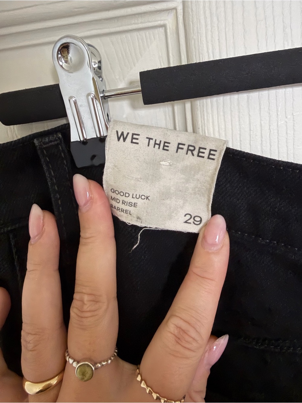 We The Free Good Luck Mid-Rise Barrel Jeans BRAND NEW WITH TAGS - Picture 6 of 7